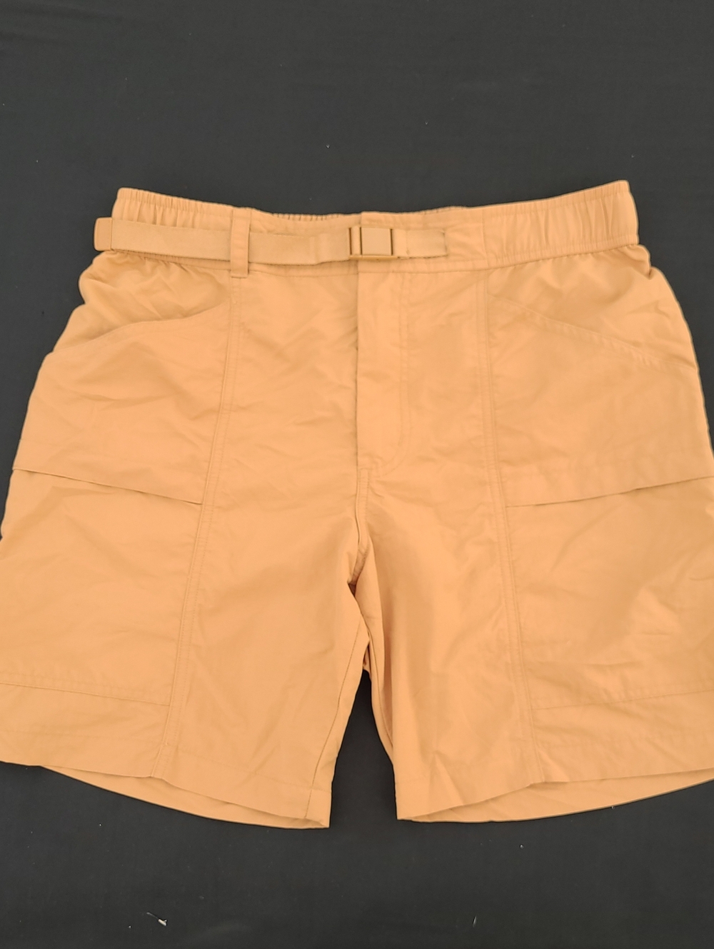 Eddie Bauer Men's Ripstop Tech Shorts In Brown Size Small Cargo Hiking Shorts